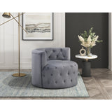 Cheswold Gray Swivel Chair