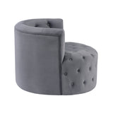 Cheswold Gray Swivel Chair