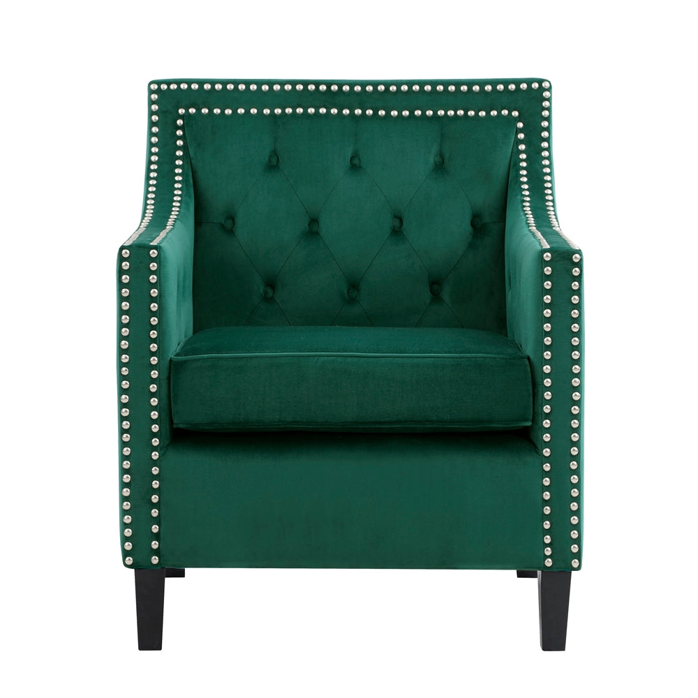 Grazioso Green Accent Chair