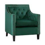 Grazioso Green Accent Chair