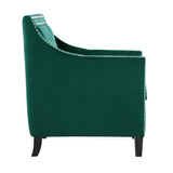 Grazioso Green Accent Chair