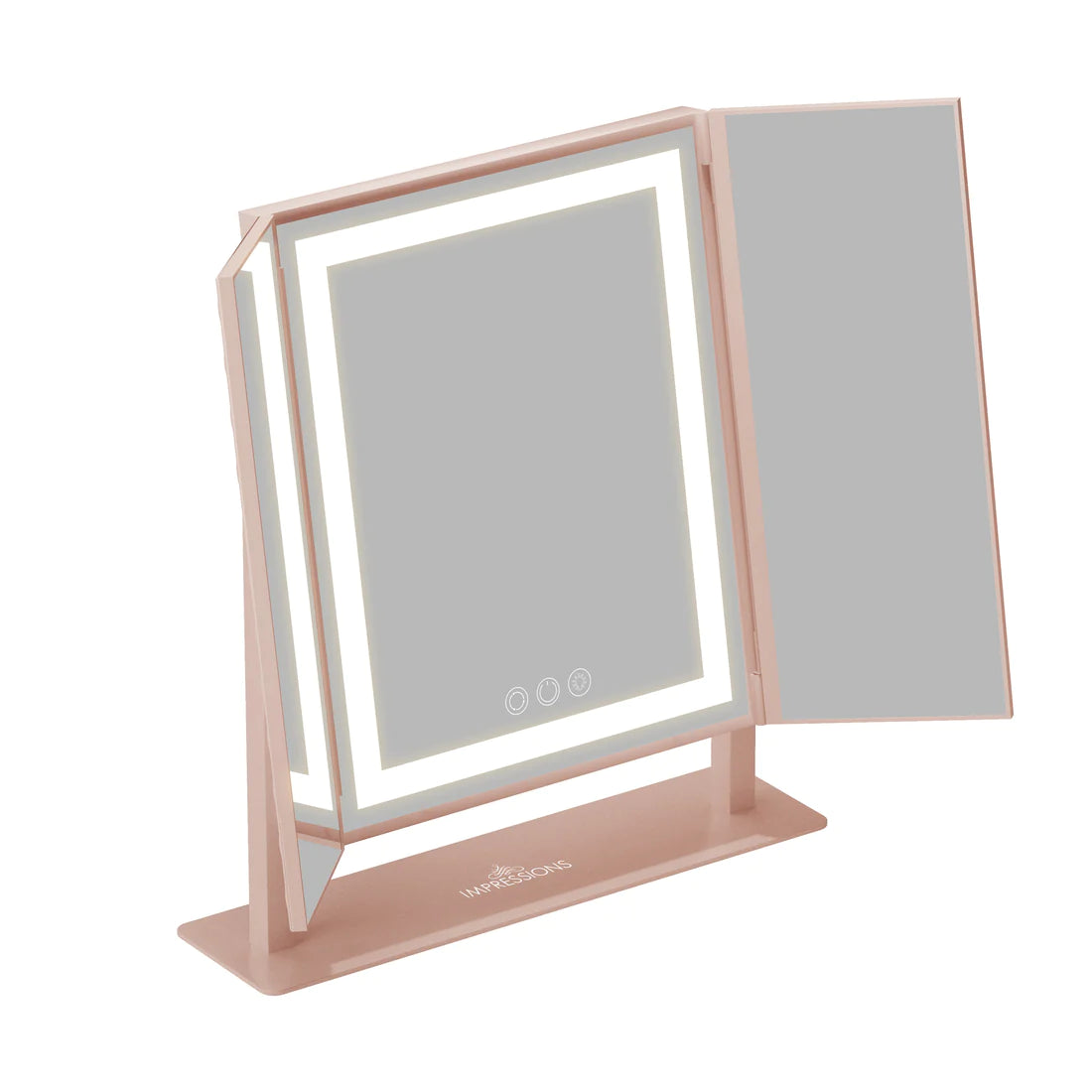 Luxury Trifold LED Tri-Tone Makeup Mirror