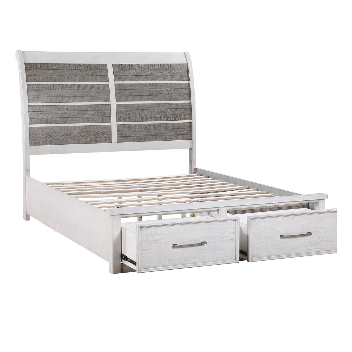 Ambrose Eastern King Platform Bed With Footboard Storage