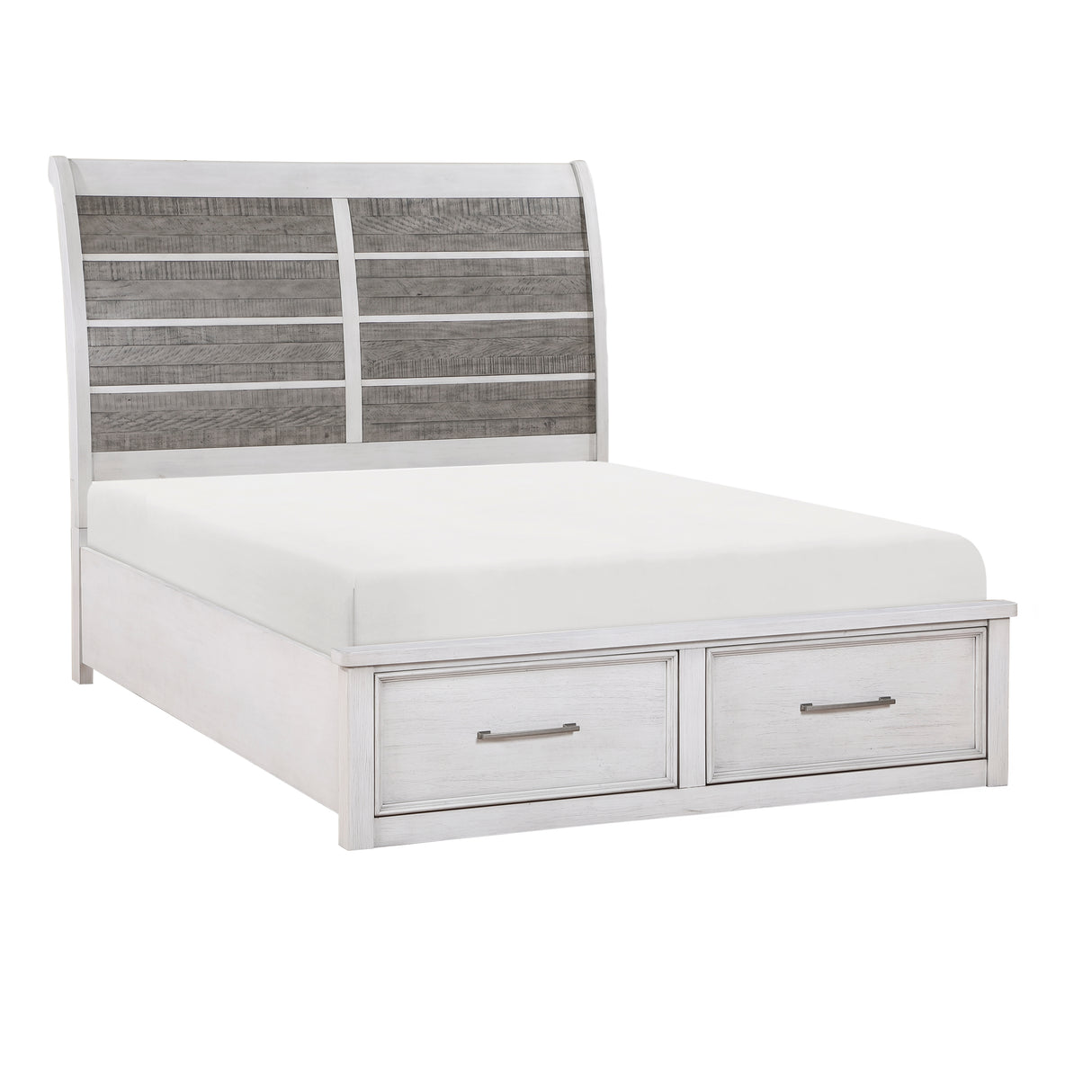 Ambrose Queen Platform Bed With Footboard Storage