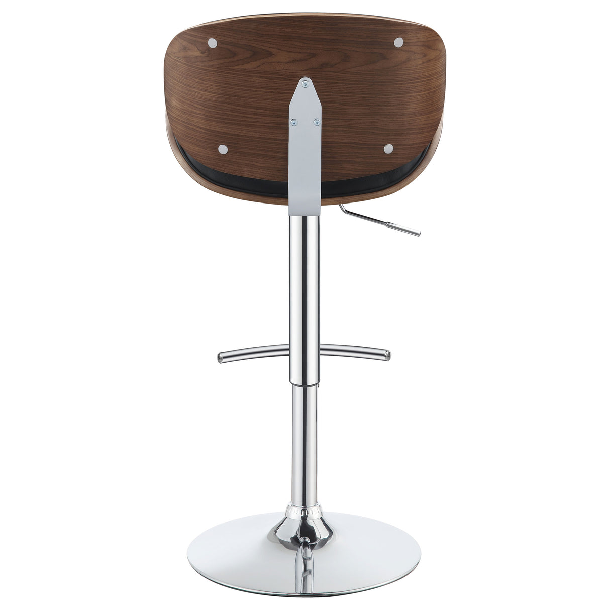 Harris Adjustable Bar Stool Black And Chrome