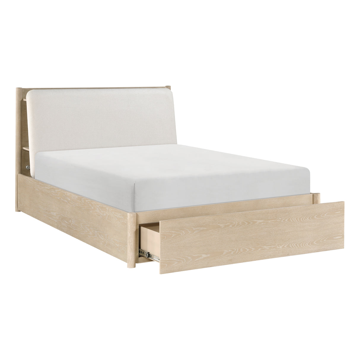 Matteo Eastern King Platform Bed With Footboard Storage