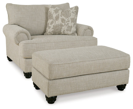 Asanti Oversized Chair and Ottoman