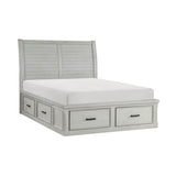 Queen Platform Bed With Footboard Storage