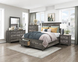 Lenior Queen Platform Bed With Footboard Storage