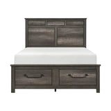 Lenior Queen Platform Bed With Footboard Storage