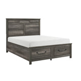 Lenior Queen Platform Bed With Footboard Storage