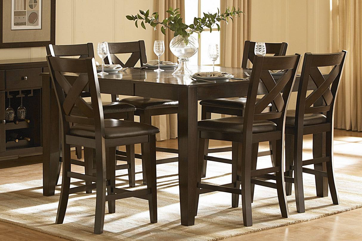 Crown Point 5 Piece Counter Height Dining Room Set