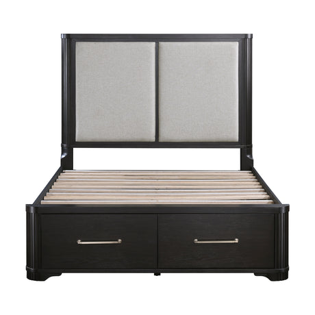 Queen Platform Bed With Footboard Storage