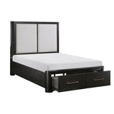 Queen Platform Bed With Footboard Storage