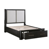 Queen Platform Bed With Footboard Storage