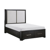 Queen Platform Bed With Footboard Storage