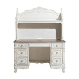 Cinderella Antique White Writing Desk