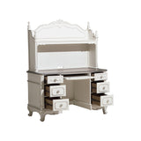 Cinderella Antique White Writing Desk