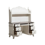 Cinderella Antique White Writing Desk