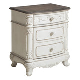 Cinderella Antique White Nightstand