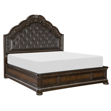 Beddington Dark Cherry Eastern King Bed