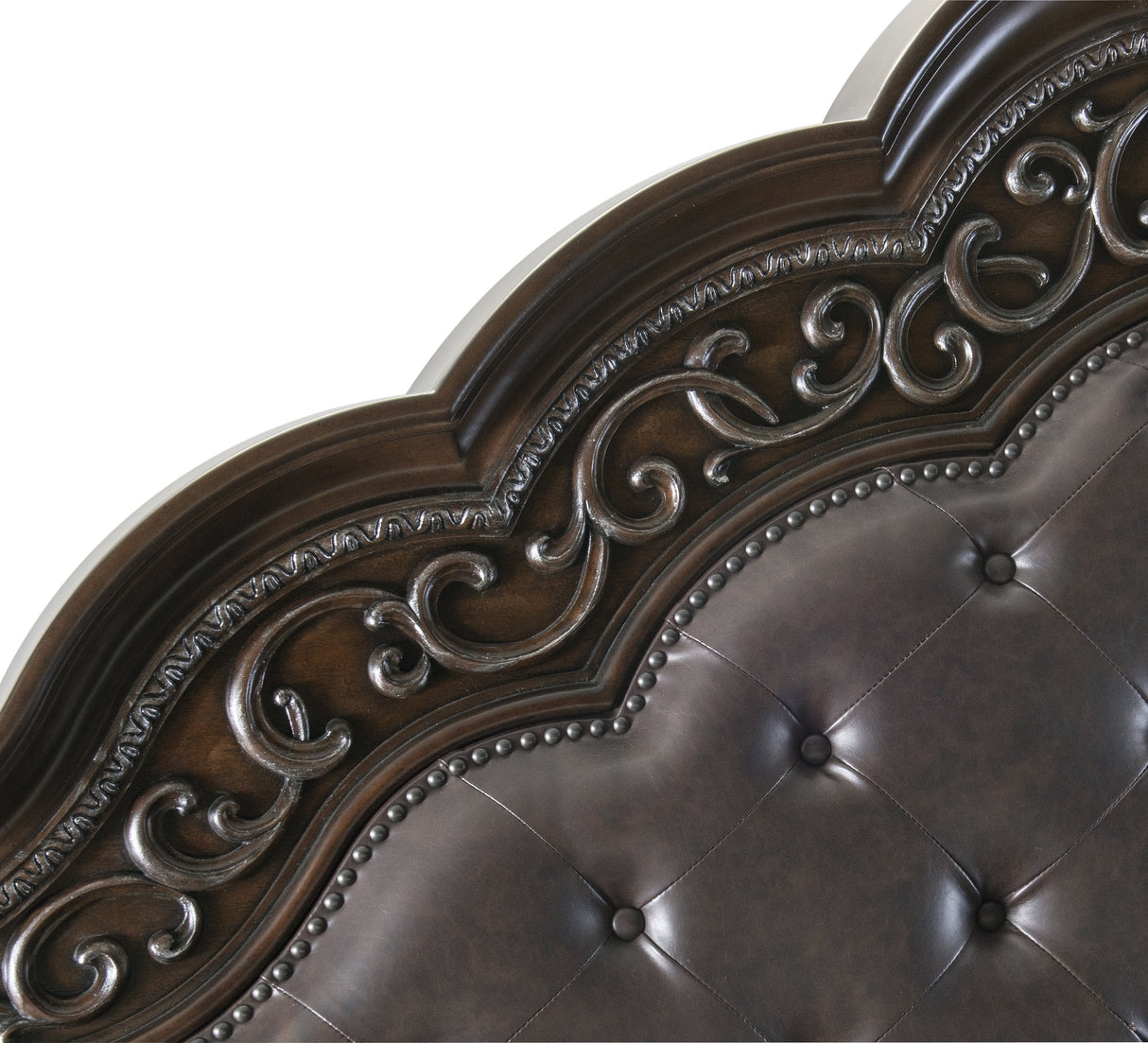 Beddington Dark Cherry Queen Bed