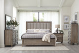 Newell Gray And Oak Eastern King Bed