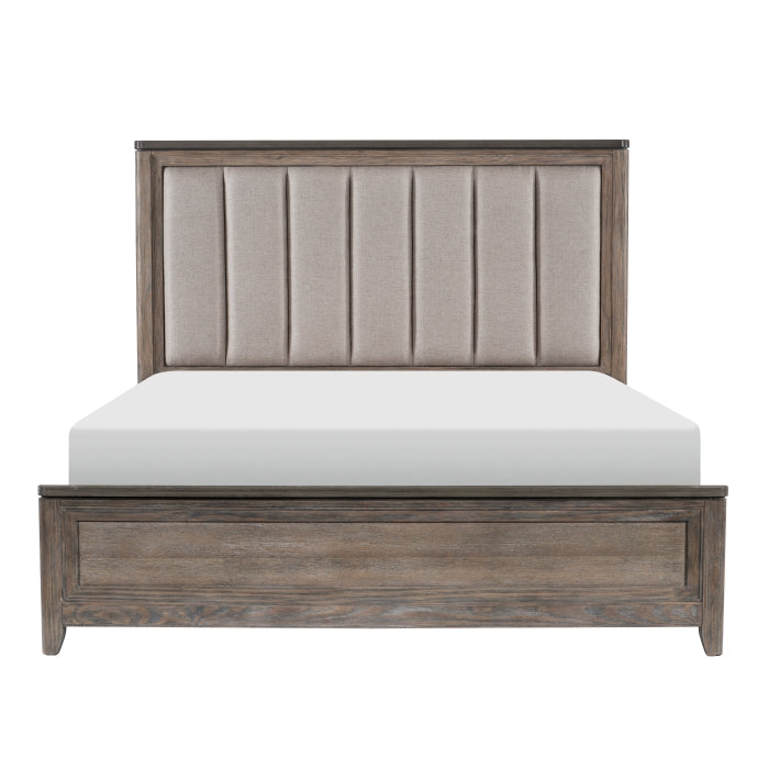 Newell Gray And Oak Eastern King Bed