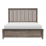 Newell Gray And Oak Eastern King Bed