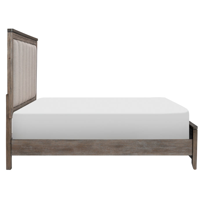 Newell Gray And Oak Eastern King Bed