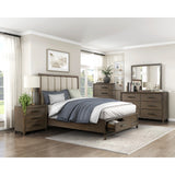 Cambridge California King Platform Bed With Footboard Storage