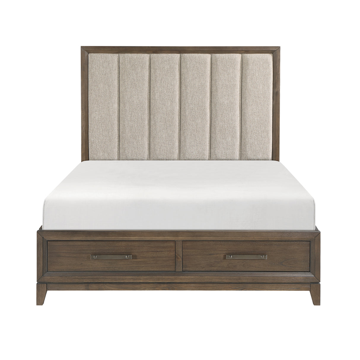 Cambridge California King Platform Bed With Footboard Storage