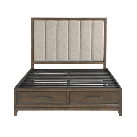 Cambridge Queen Platform Bed With Footboard Storage