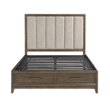 Cambridge Queen Platform Bed With Footboard Storage