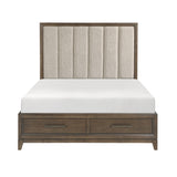 Cambridge Queen Platform Bed With Footboard Storage