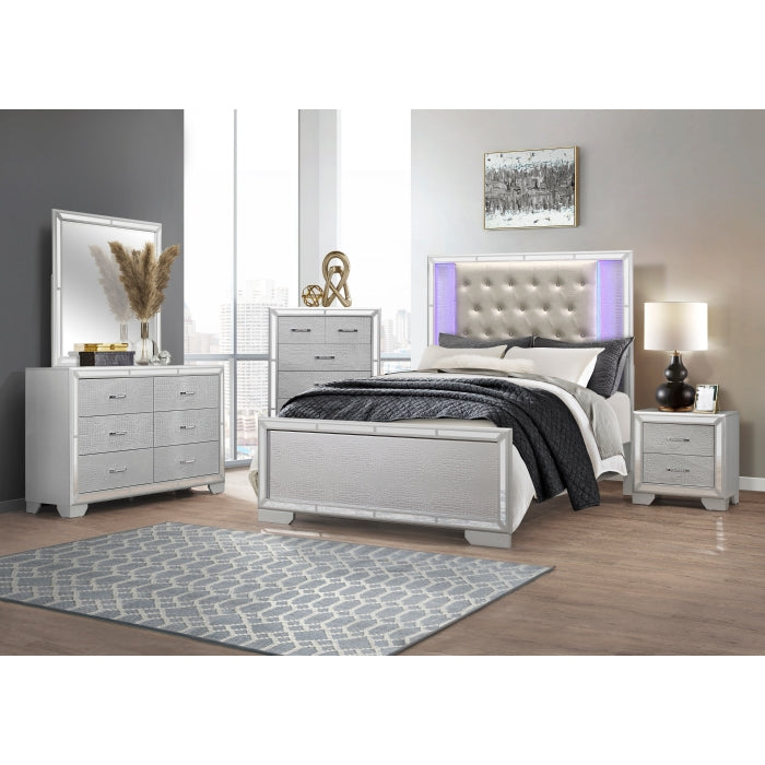 Aveline Silver Queen Bed