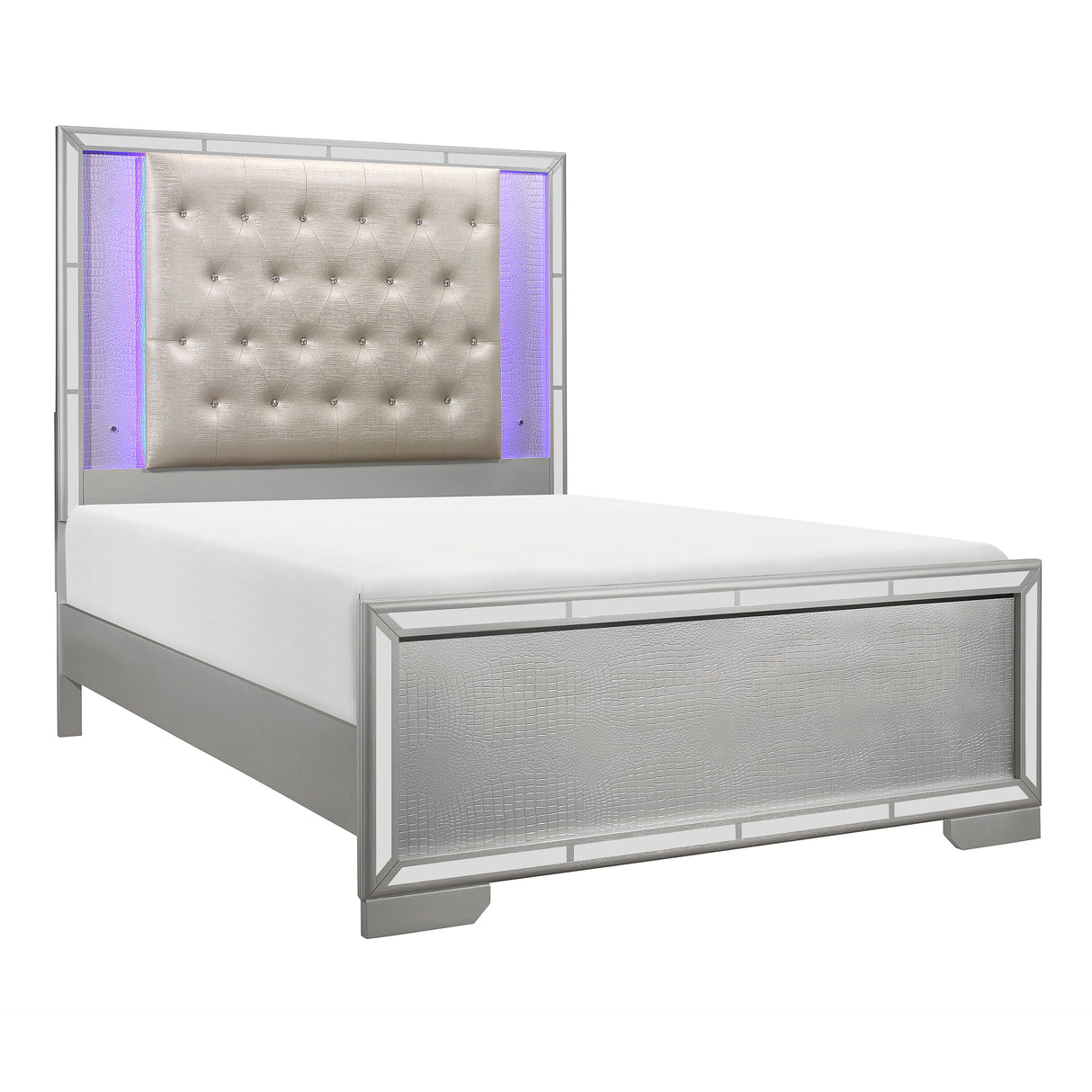 Aveline Silver Queen Bed