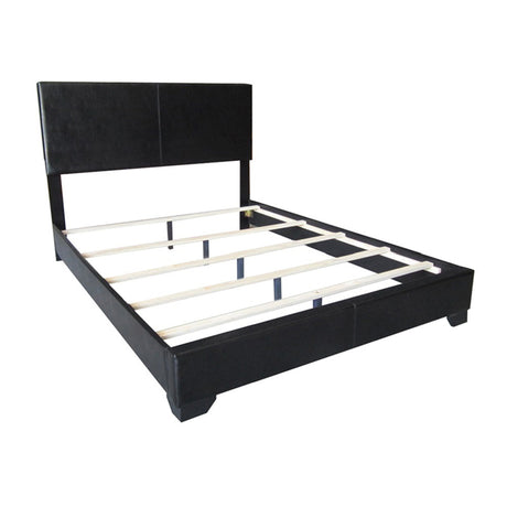 Ireland Black Synthetic Leather Iii Eastern King Bed