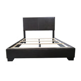 Ireland Black Synthetic Leather Iii Eastern King Bed