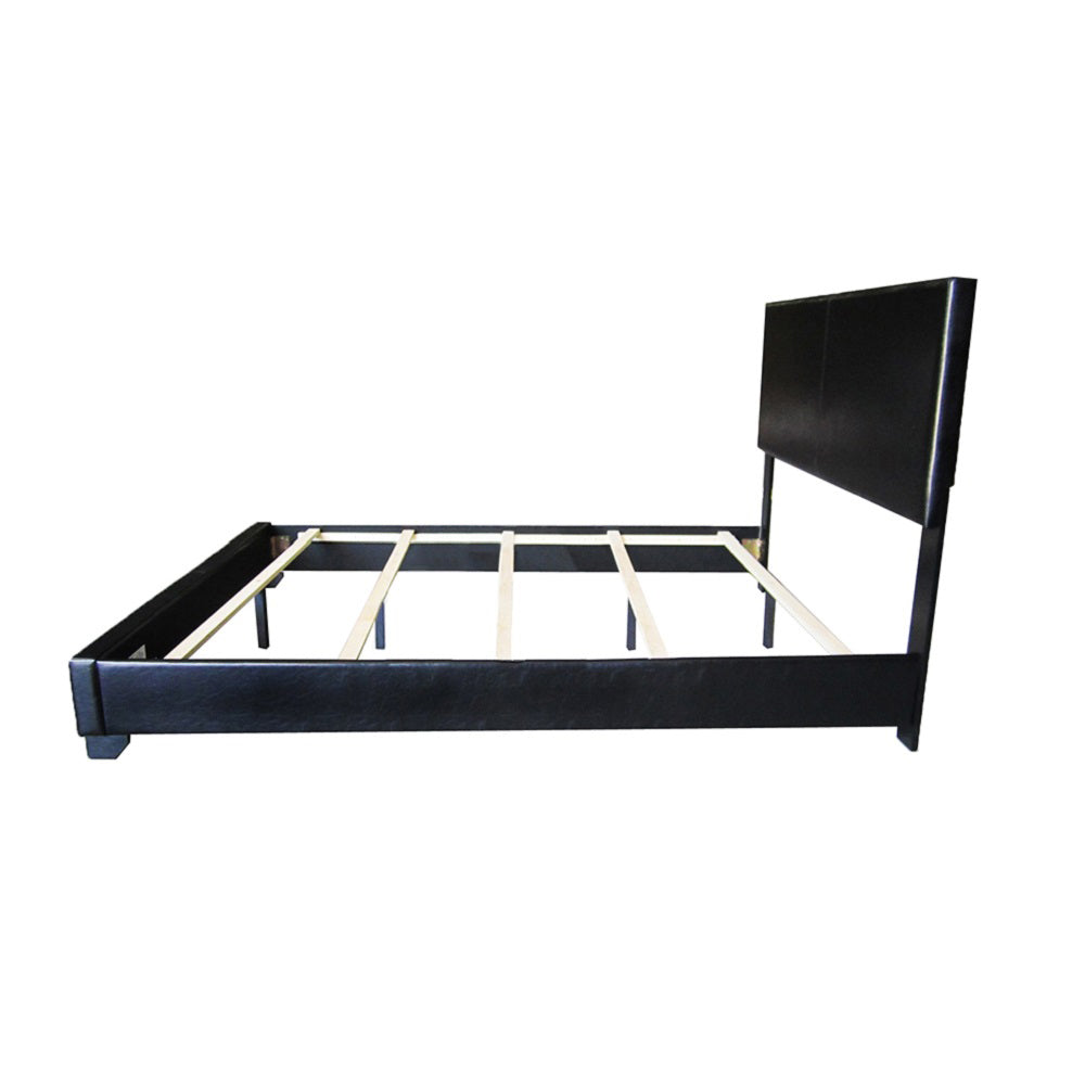 Ireland Black Synthetic Leather Iii Eastern King Bed