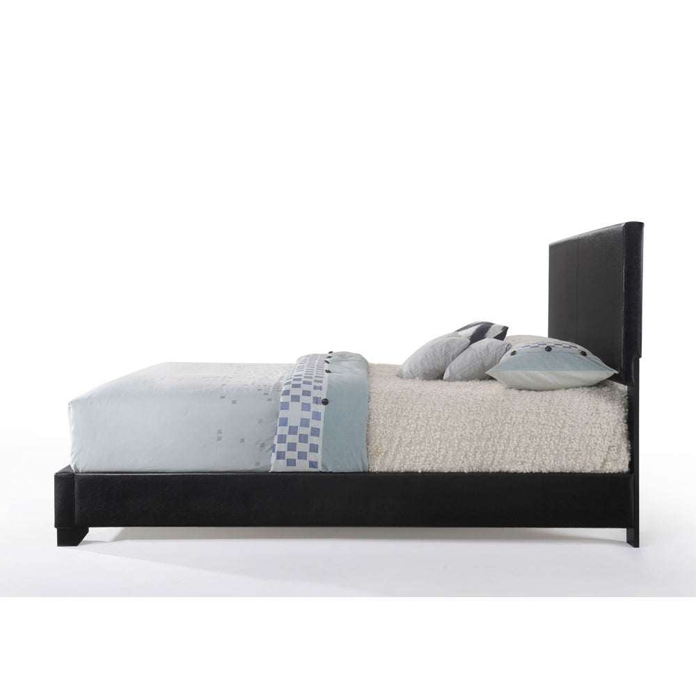 Ireland Black Synthetic Leather Iii Eastern King Bed