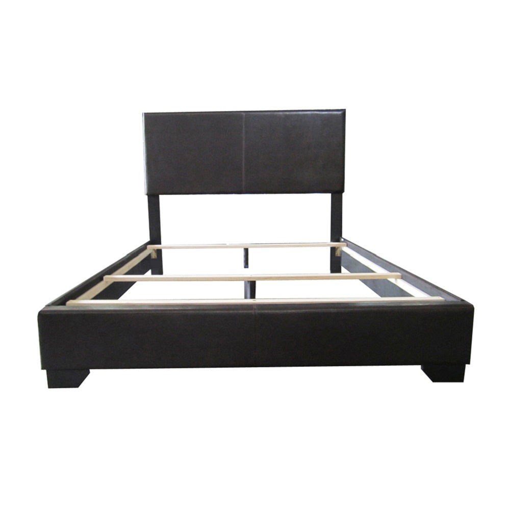 Ireland Black Synthetic Leather Iii Full Bed