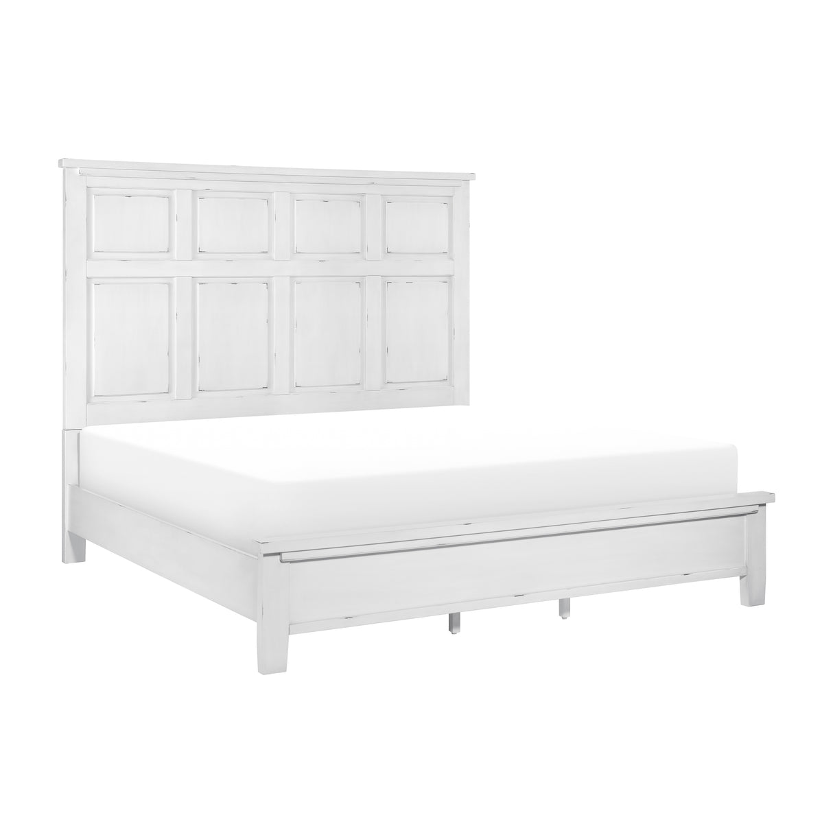 Laurelville Antique White Queen Bed