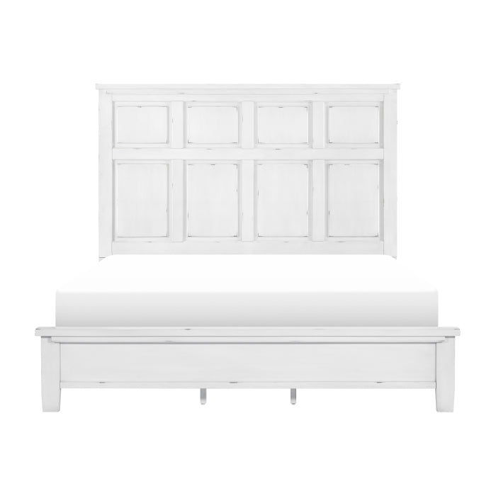 Laurelville Antique White Queen Bed