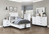 Garretson Twin Platform Bed With Footboard Storage