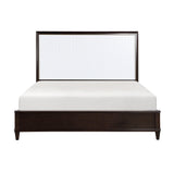 Niles With Gold Trim White And Cherry Queen Bed