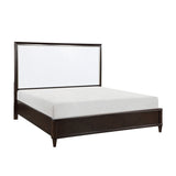 Niles With Gold Trim White And Cherry Eastern King Bed