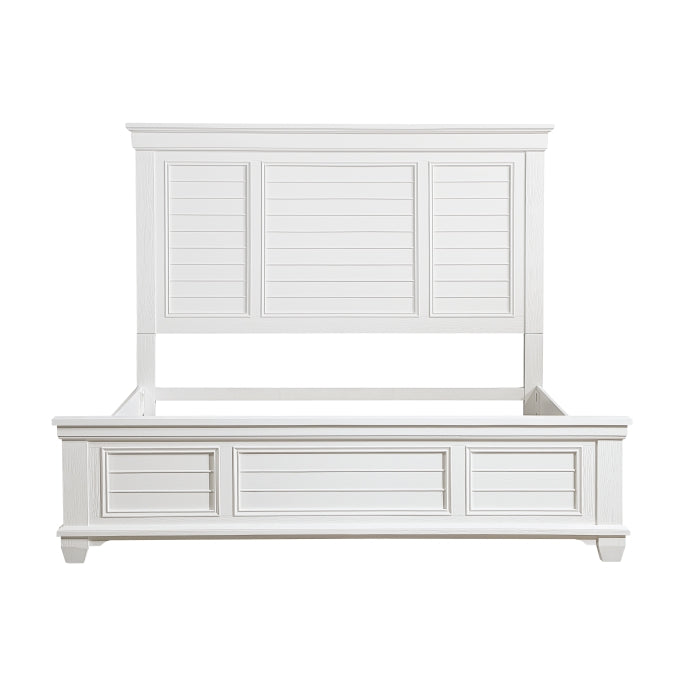 Mackinac White Queen Bed