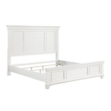 Mackinac White Eastern King Bed