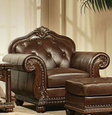 Anondale Espresso Living Room Set